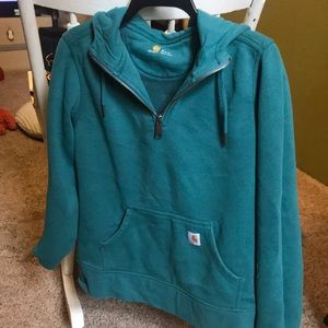 Carharrt turquoise pullover